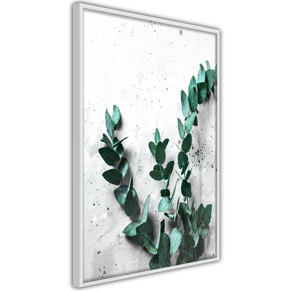 Poster - Green Element  - wit