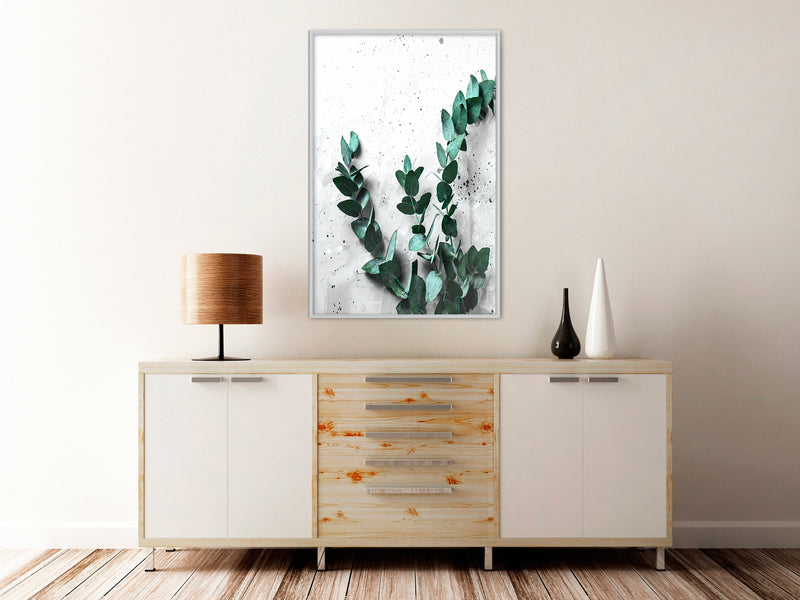 Poster - Green Element  - wit