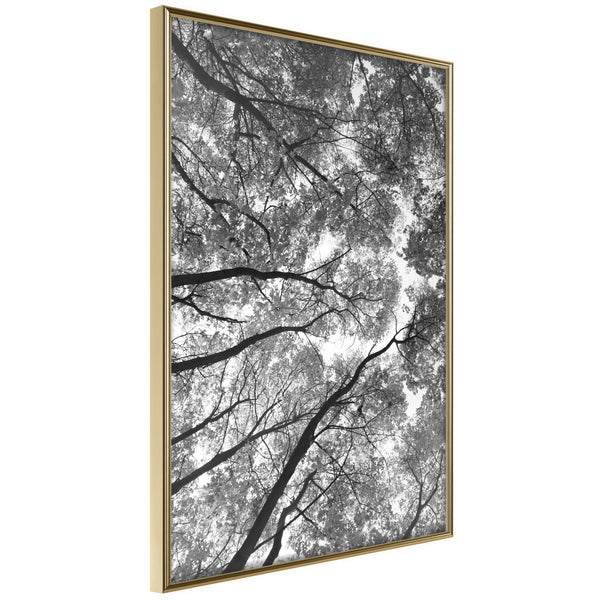 Poster - Lying on the Grass  - goud