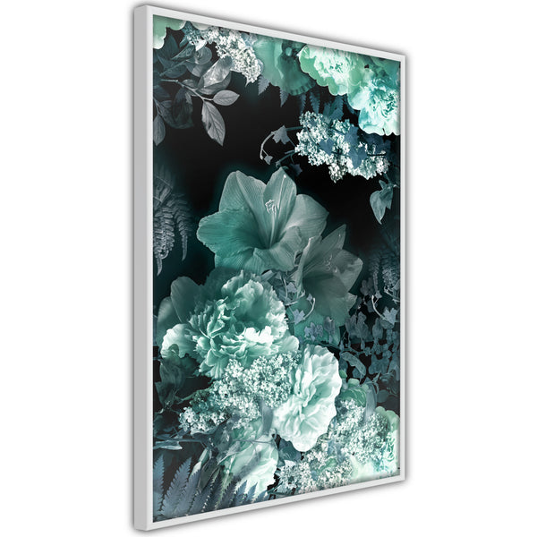 Poster - Frosty Bouquet  - wit