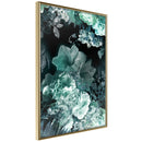 Poster - Frosty Bouquet  - goud
