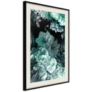 Poster - Frosty Bouquet  - zwart passepartout
