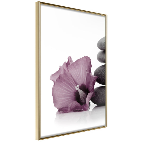 Poster - Violet Harmony  - goud