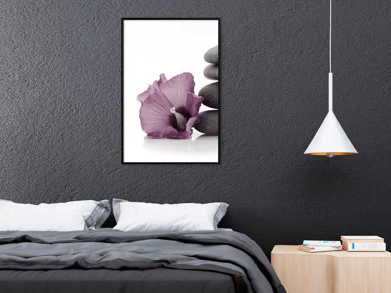 Poster - Violet Harmony  - zwart