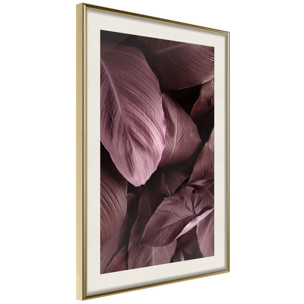 Poster - Living in the Shadow  - goud passepartout