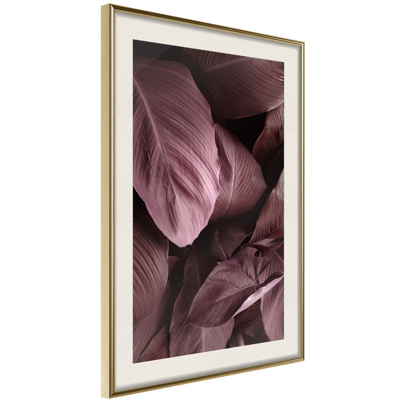 Poster - Living in the Shadow  - goud passepartout