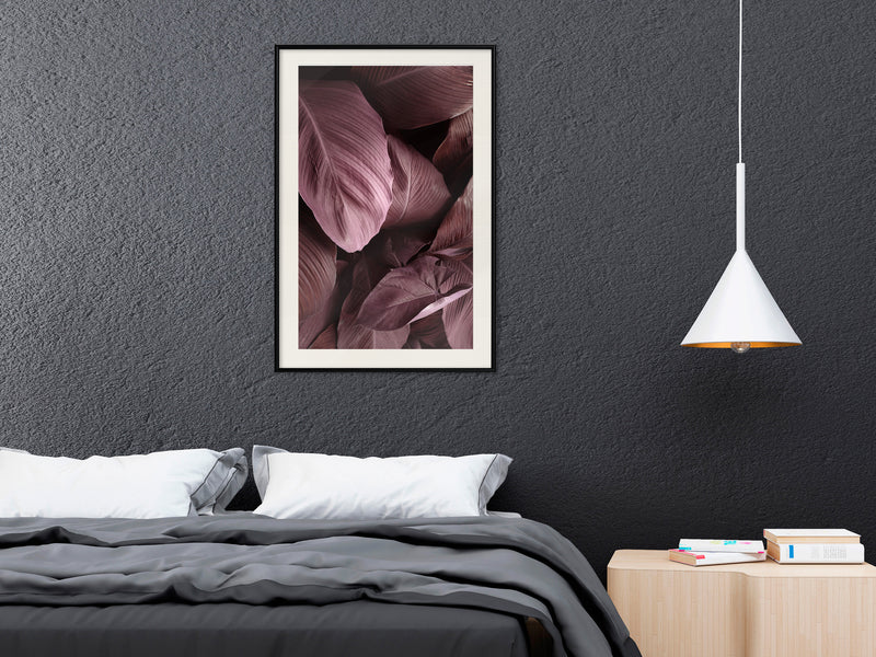 Poster - Living in the Shadow  - zwart passepartout