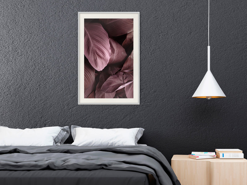 Poster - Living in the Shadow  - wit passepartout