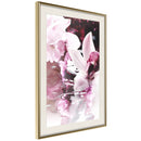 Poster - Flowers on the Water  - goud passepartout