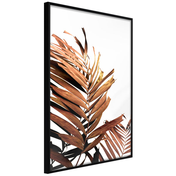 Poster - Copper Palm  - zwart