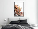 Poster - Copper Palm  - zwart