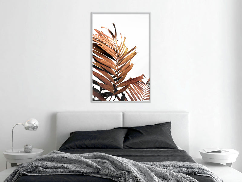 Poster - Copper Palm  - wit