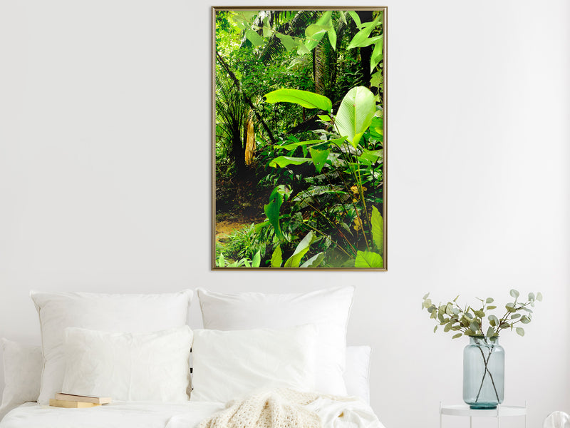 Poster - In the Rainforest  - goud