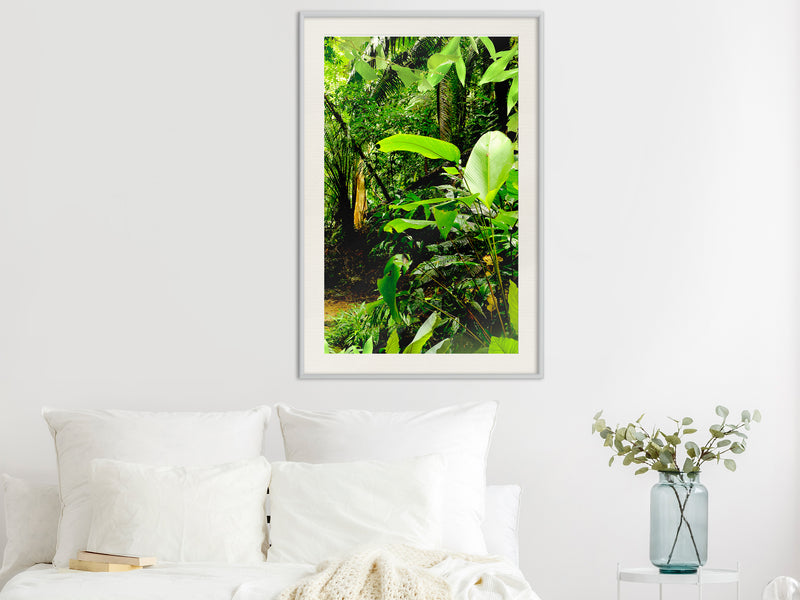 Poster - In the Rainforest  - wit passepartout