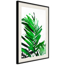 Poster - Emerald Palm  - zwart passepartout