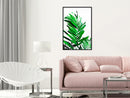 Poster - Emerald Palm  - zwart