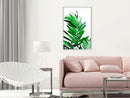 Poster - Emerald Palm  - wit