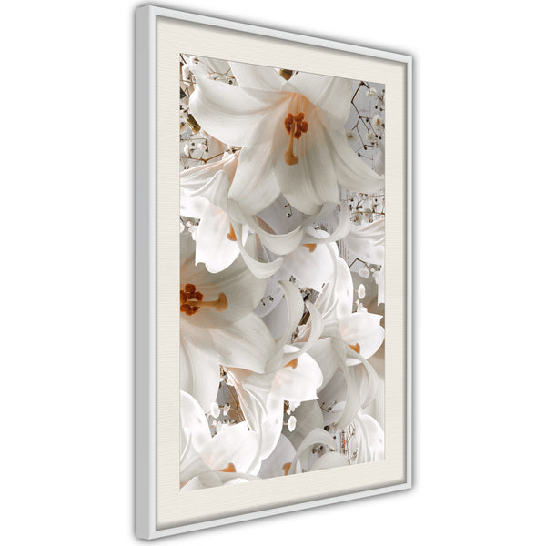 Poster - Floras Mess  - wit passepartout
