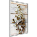 Poster - Decorative Twigs  - wit