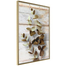 Poster - Decorative Twigs  - goud