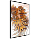 Poster - September Leaves  - zwart