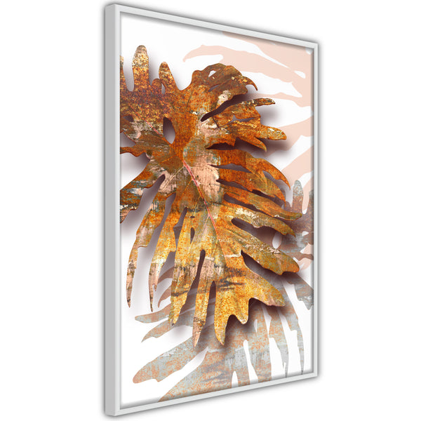 Poster - September Leaves  - wit