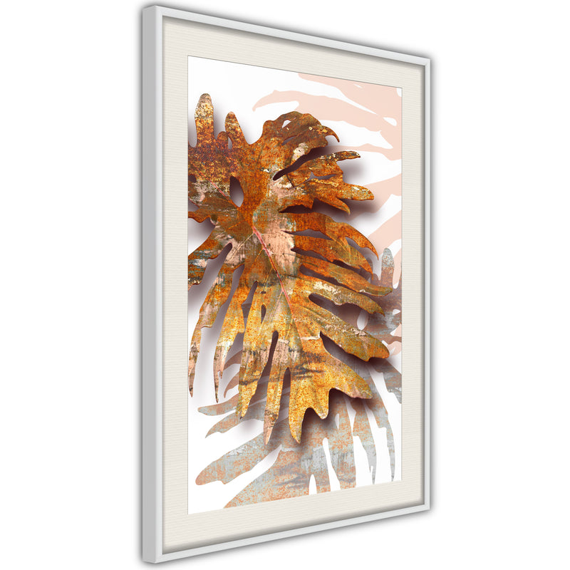 Poster - September Leaves  - wit passepartout
