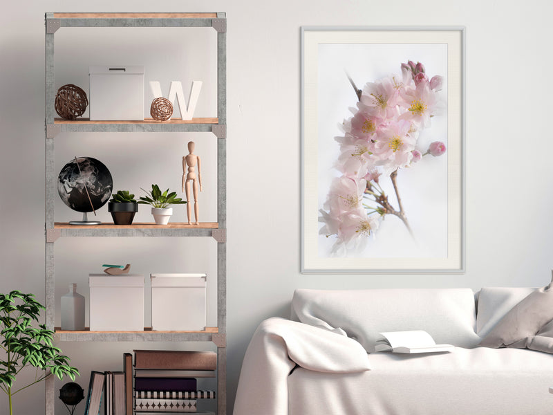 Poster - Scent of Spring  - wit passepartout
