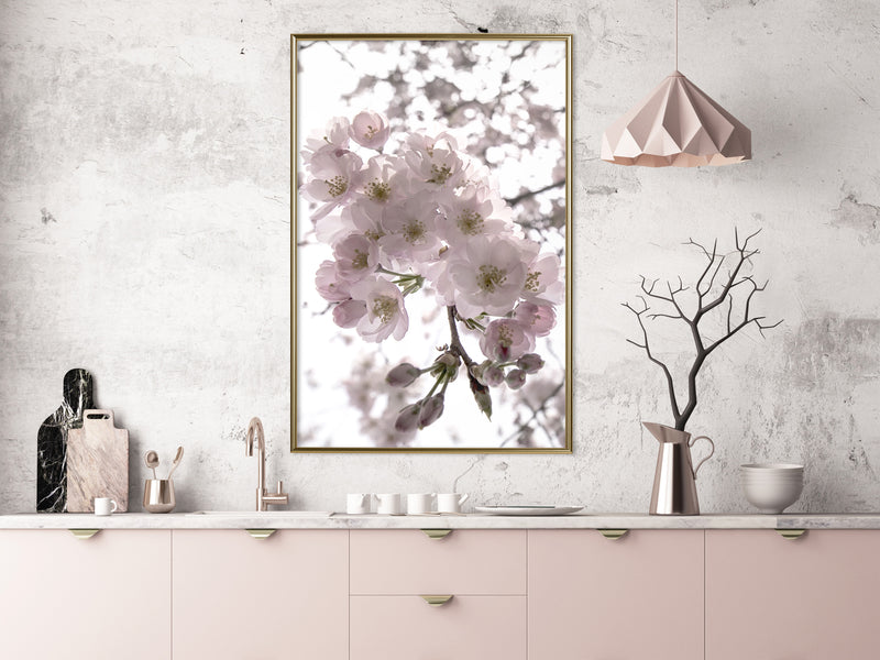 Poster - Spring Visit  - goud