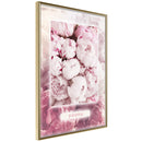 Poster - Scent of Peonies  - goud