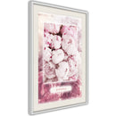 Poster - Scent of Peonies  - wit passepartout