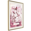 Poster - Scent of Peonies  - goud passepartout