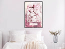 Poster - Scent of Peonies  - zwart