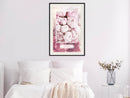 Poster - Scent of Peonies  - zwart passepartout