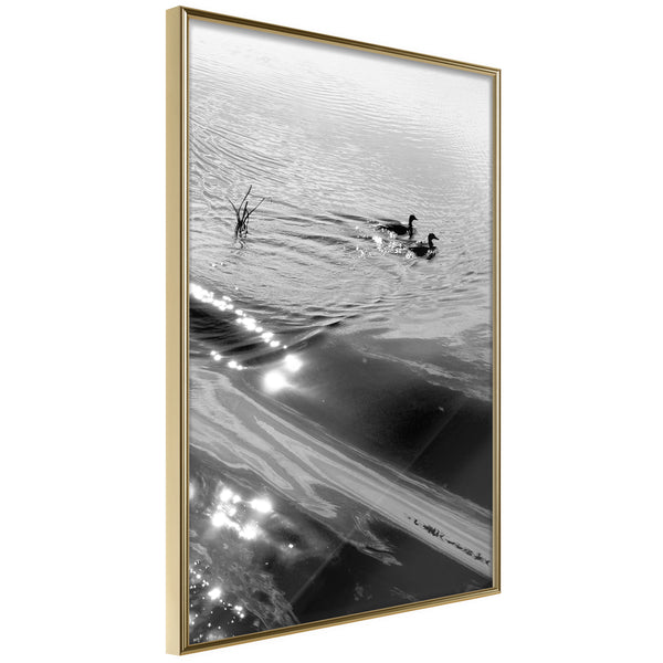 Poster - Texture of Water  - goud