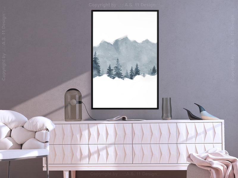 Poster - Taiga  - zwart