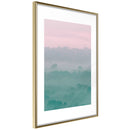 Poster - Morning Fog  - goud