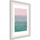 Poster - Morning Fog  - wit passepartout