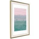 Poster - Morning Fog  - goud passepartout