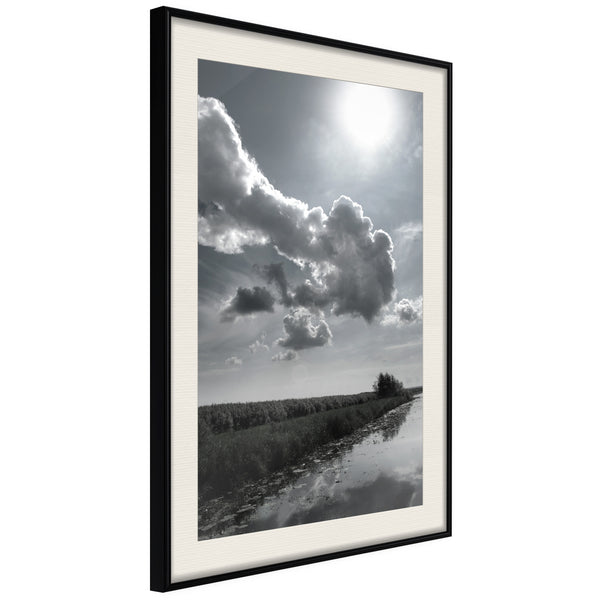 Poster - Scorching Day  - zwart passepartout
