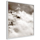 Poster - Clouds  - wit