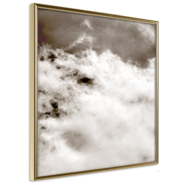 Poster - Clouds  - goud
