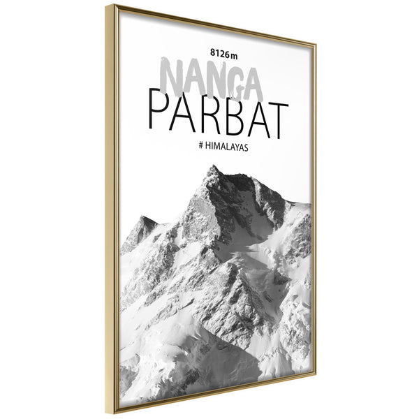 Poster - Peaks of the World: Nanga Parbat  - goud
