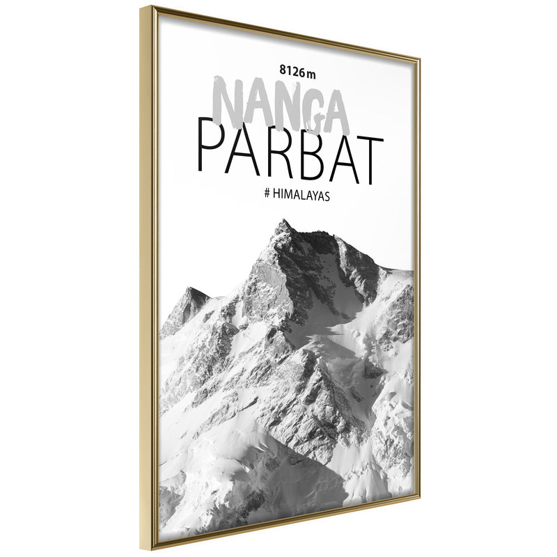 Poster - Peaks of the World: Nanga Parbat  - goud