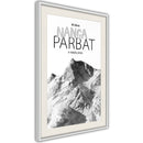 Poster - Peaks of the World: Nanga Parbat  - wit passepartout
