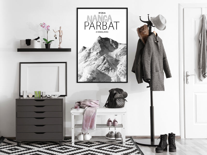 Poster - Peaks of the World: Nanga Parbat  - zwart