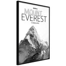 Poster - Peaks of the World: Mount Everest  - zwart