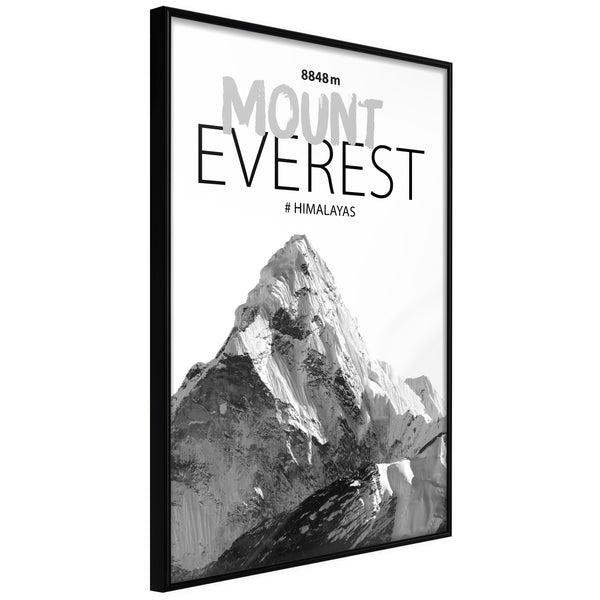 Poster - Peaks of the World: Mount Everest  - zwart
