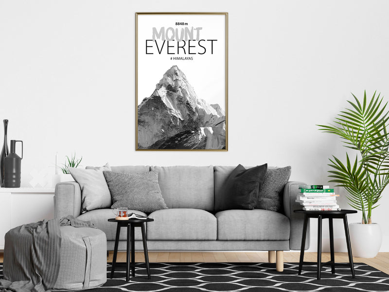 Poster - Peaks of the World: Mount Everest  - goud