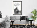 Poster - Peaks of the World: Mount Everest  - zwart passepartout